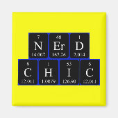 NerdChic Periodenmagnet Magnet (Vorne)