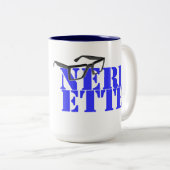 Nerdette Zweifarbige Tasse (VorderseiteRechts)