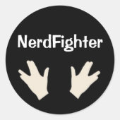 NerdFighter Aufkleber - DFTBA (Vorderseite)