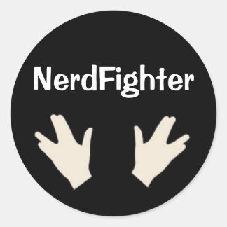 NerdFighter Aufkleber - DFTBA