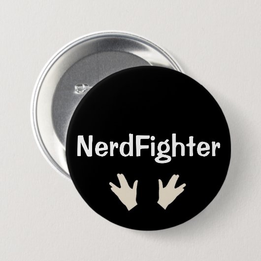 NerdFighter Knopf - DFTBA Button (Vorne & Hinten)
