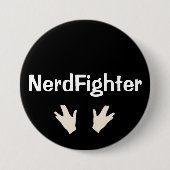 NerdFighter Knopf - DFTBA Button (Vorderseite)