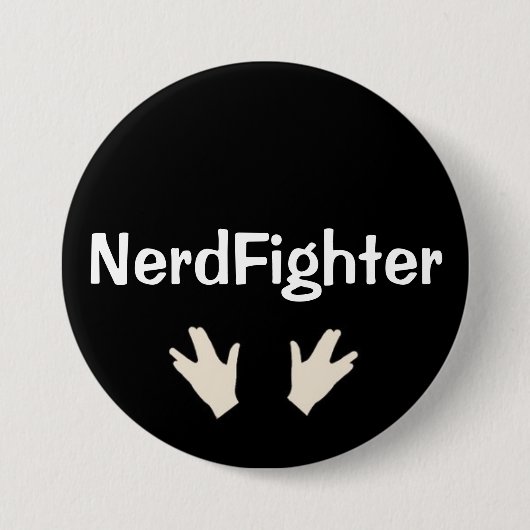NerdFighter Knopf - DFTBA Button (Vorderseite)