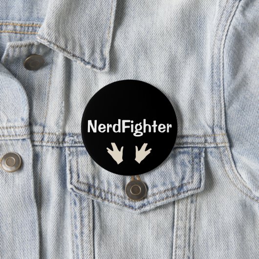 NerdFighter Knopf - DFTBA Button (Beispiel)