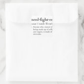Nerdfighter? Quadratischer Aufkleber (Tasche)