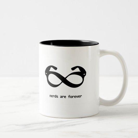 Nerdgläser Zweifarbige Tasse (Rechts)