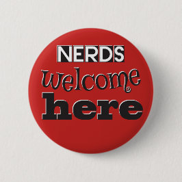 Nerds begrüßen hier! Ich mag Aussenseiter! Button