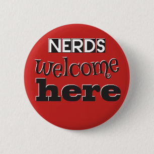 Nerds begrüßen hier! Ich mag Aussenseiter! Button