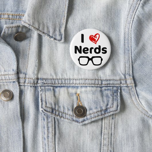 Nerds der Liebe I Button (Beispiel)
