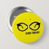 Nerds für immer button (Vorne & Hinten)