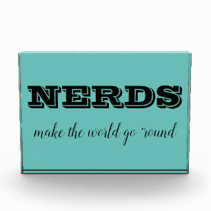 NERDS lassen die Welt sich drehen Fotoblock
