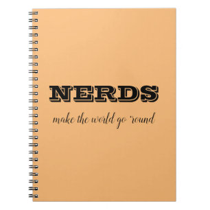 NERDS lassen die Welt sich drehen Notizblock