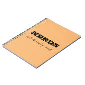 NERDS machen die Welt zum Alltag Notizblock (Linke Seite)