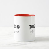 NERDS machen die Welt zum Alltag Tasse (Zentrum)
