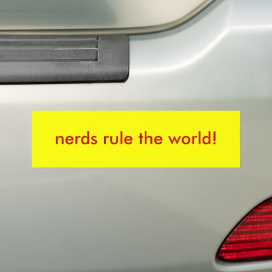 Nerds ordnen die Welt an! Autoaufkleber (Auf Auto)