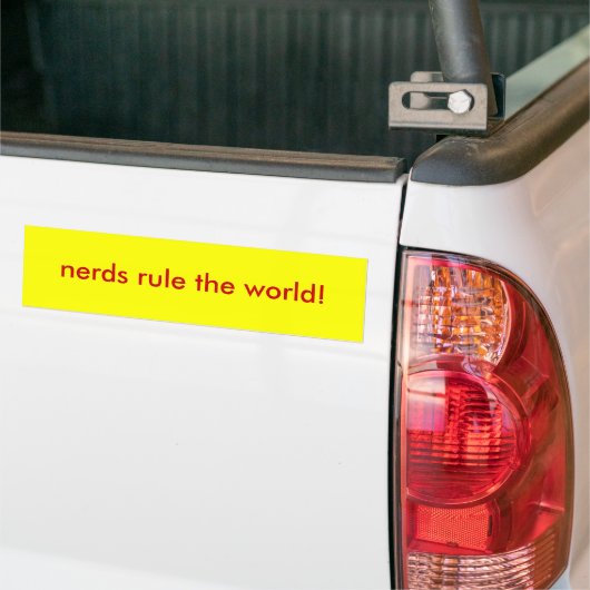 Nerds ordnen die Welt an! Autoaufkleber (Auf Lkw)