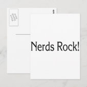 Nerds Rock Postkarte (Vorne/Hinten)