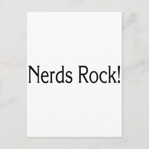Nerds Rock Postkarte