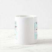Nerds über fruchtiger Ebene Lustig Kaffeetasse (Mittel)