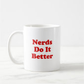 Nerds verbessert es kaffeetasse (Links)