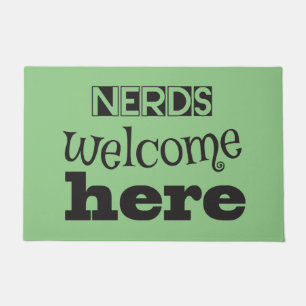 Nerds Willkommen hier Fußmatte