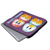 NerdValentine: ComputerGeek Leet sprechen Liebe Laptopschutzhülle (Vorne Knopf)