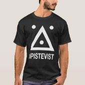 Nerdy Apistevist Rational Freethinker Atheist Athe T-Shirt (Vorderseite)