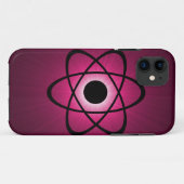 Nerdy Atomic BT iPhone 5 Case, rosa Case-Mate iPhone Hülle (Rückseite (Horizontal))