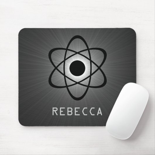Nerdy Atomic Mousepad, grau Mousepad (Mit Mouse)
