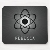Nerdy Atomic Mousepad, grau Mousepad (Vorne)