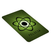 Nerdy Atomic Premium Magnet, Green Magnet (Rechte Seite)