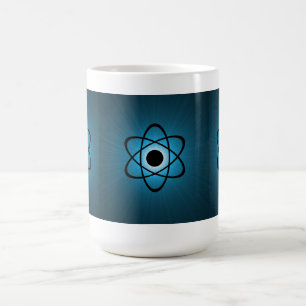 Nerdy Atomic Tasse, blau Kaffeetasse