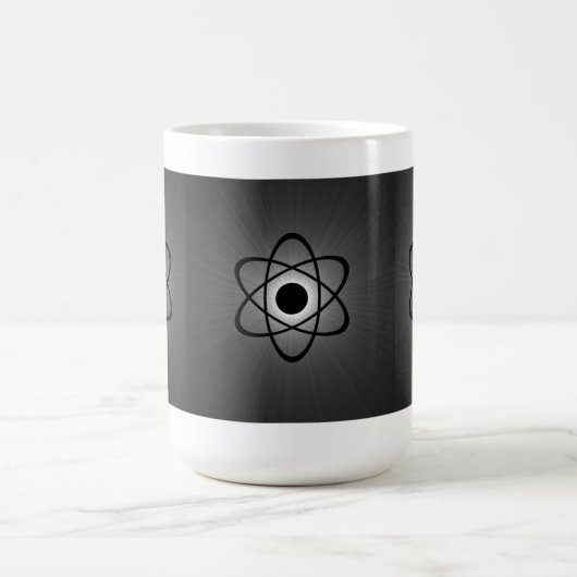 Nerdy Atomic Tasse, grau Kaffeetasse (Mittel)