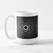 Nerdy Atomic Tasse, grau Kaffeetasse (Links)