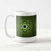 Nerdy Atomic Tasse, grün Kaffeetasse (Links)