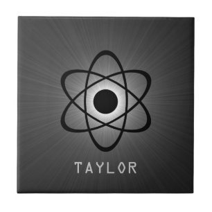 Nerdy Atomic Tile, grau Fliese