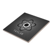 Nerdy Atomic Tile, grau Fliese (Seite)