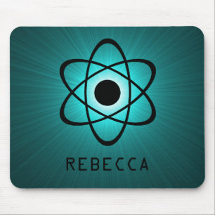 Nerdy AtomMousepad, aquamarin Mousepad
