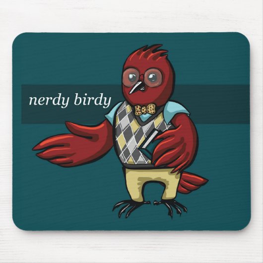 Nerdy Birdy Mousepad (Vorne)