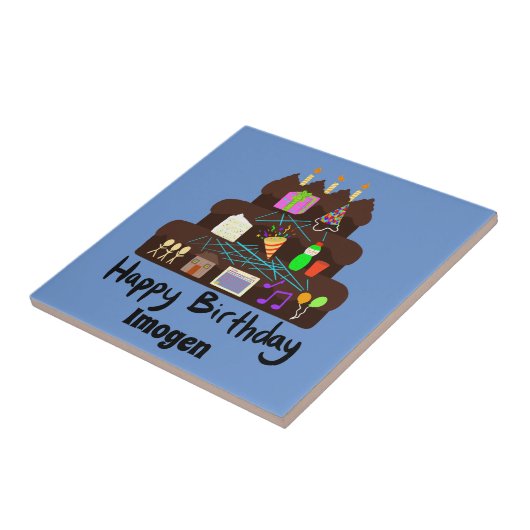 Nerdy Birthday Neural Network Fliese (Seite)