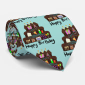 Nerdy Birthday Neural Network Krawatte (Gerollt)