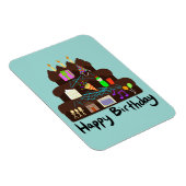 Nerdy Birthday Neural Network Magnet (Rechte Seite)