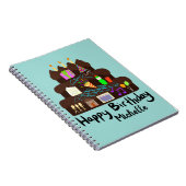 Nerdy Birthday Neural Network Notizblock (Rechte Seite)