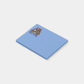 Nerdy Birthday Neural Network Post-it Klebezettel (angewinkelt)