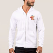 Nerdy Bookworm Lesen eines Buches Hoodie (Vorderseite)