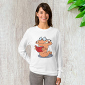 Nerdy Bookworm Lesen eines Buches T-Shirt