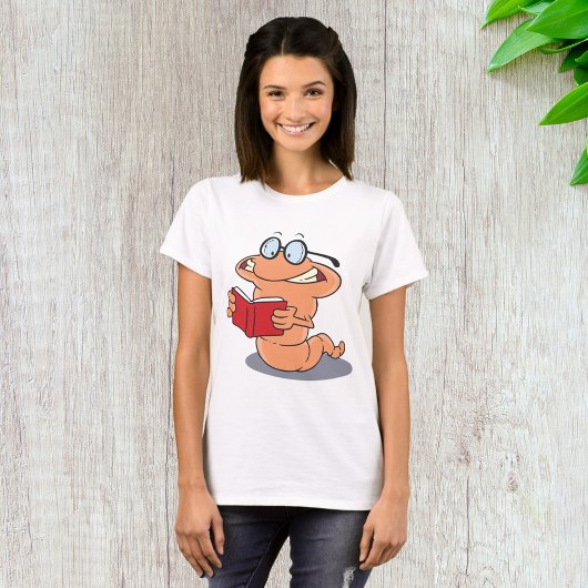 Nerdy Bookworm Lesen eines Buches T-Shirt