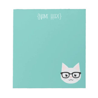 Nerdy Cat Notepad Notizblock