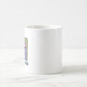 Nerdy Cats, Brain Design Coffee Tasse (Mittel)