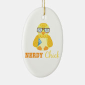 Nerdy Chick Keramikornament (Rechts)